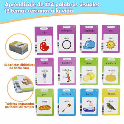Mi Primer Tutor: Lector interactivo con 224 palabras y 12 temas