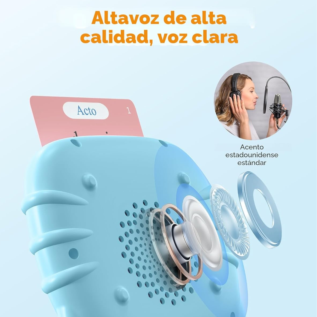 Mi Primer Tutor: Lector interactivo con 224 palabras y 12 temas